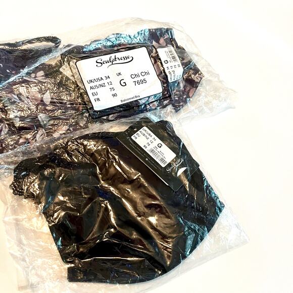 Two NWT Sculptresse by Panache Chi Chi Bras 34G style #7695 - Picture 10 of 10